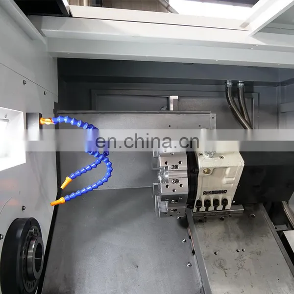 SHL400/250 Horizontal Cnc Torno Machines Slant Bed Lathe 8-station Servo Turret photo-3