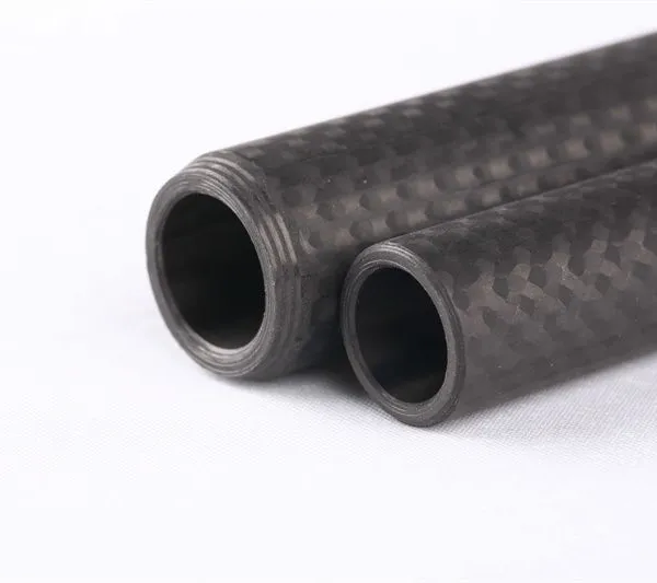 Round Carbon Fiber Tube Customized Length Wall Thickness Multi-functional Pole photo-3