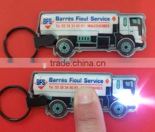 Soft PVC Keychain, 2D Debossed Logo, Free Design Key Chain Keyring photo-5