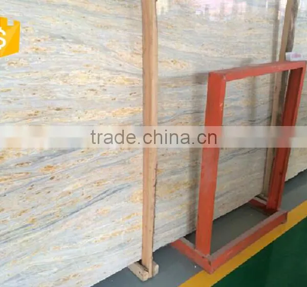 Unique Design Wholesale Polished Jade Yellow Marble Slabs photo-2
