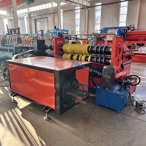 China Manufacturer Automatic Galvanized Coil Slit Flat Cut to Length Line Metal Strip Coil Steel Coil Length Cutting Machine photo-3