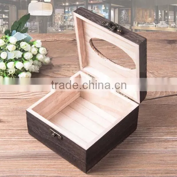 Zakka Natural Wood Tissue Box Wood Box Wholesale photo-4