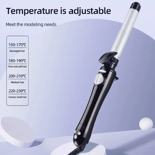 Automatic Curling/Ceramic Rotating Electric Curling Wand/Large Wave Curling Hair Salon（Wechat:13510231336） photo-3