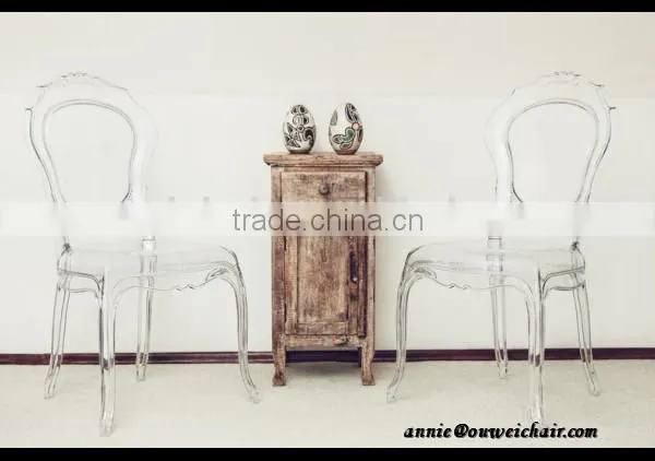 PC Transparent Chair /purple/blue/grey/red