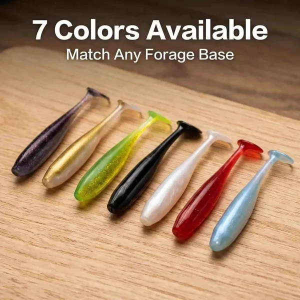 T-Tail Soft Baits-GD01-48mm/1.0g 60mm/1.8g 65mm/2.6g 76mm/3.9g photo-4