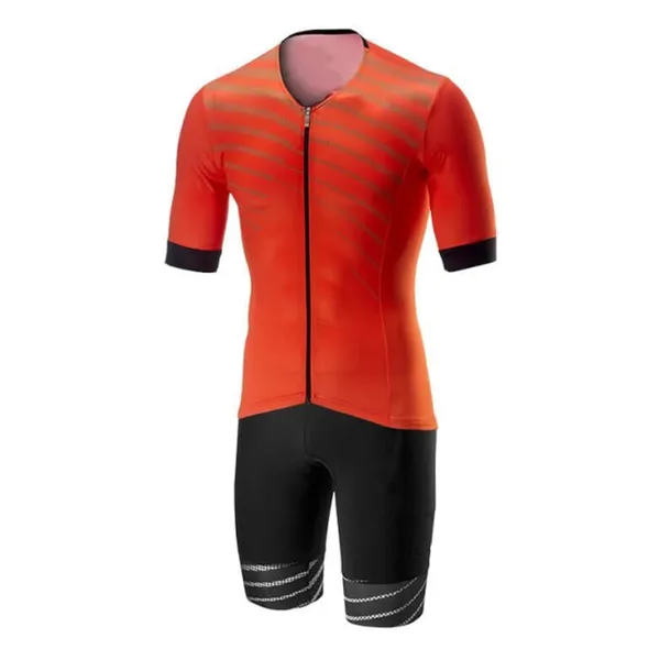 Custom Mens Womens Triathlon Suit Trisuit Cycling Sublimation Printing Custom Logo 1 Piece Sportswear Unisex Sets Custom OEM ODM photo-4