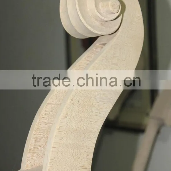 Fully Handmade High Quality Fully Carved Double Bass Wood Bass Body White Bass photo-4