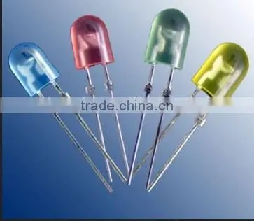 Transparent Yellow 5mm Oval Led Diode Water Clear Lens photo-5