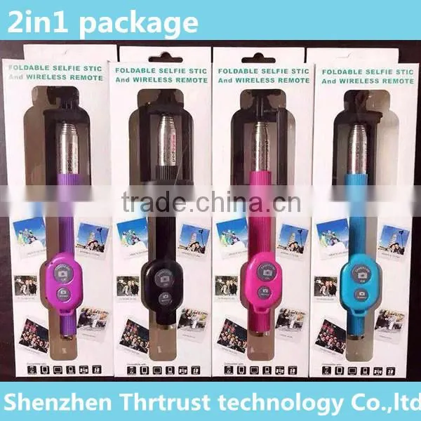 Multifunction Colorful Portable Mini Selfie Stick Monopod for Iphone for Samsung Monopod photo-6