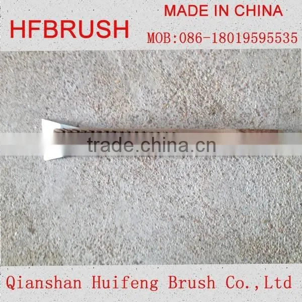 Wooden Hand Brush With Sharp Steel