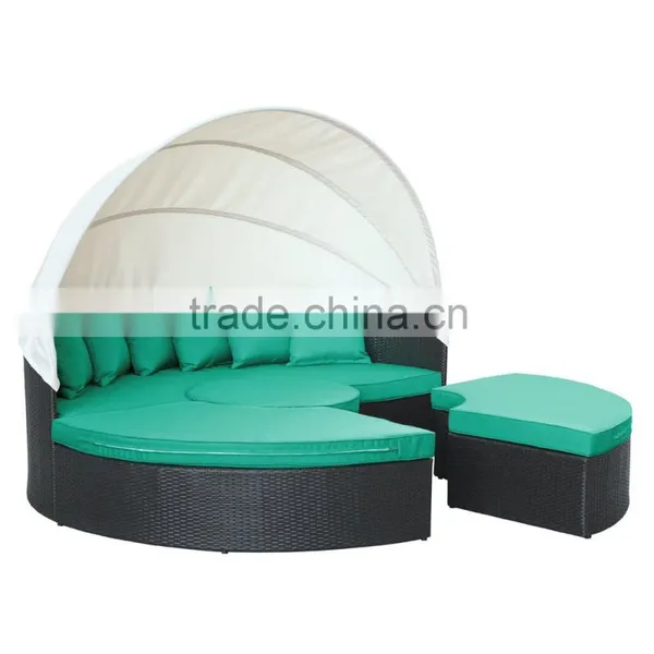 Wholesale Furniture Outdoor Daybed Canopy Round Outdoor Waterproof Daybed photo-4