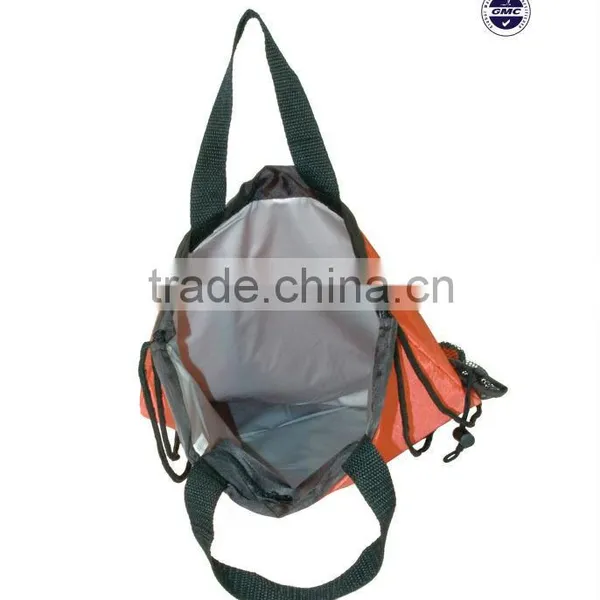 Promotional Nylon Drawstring Sport Backpack With Mesh Pocket photo-3