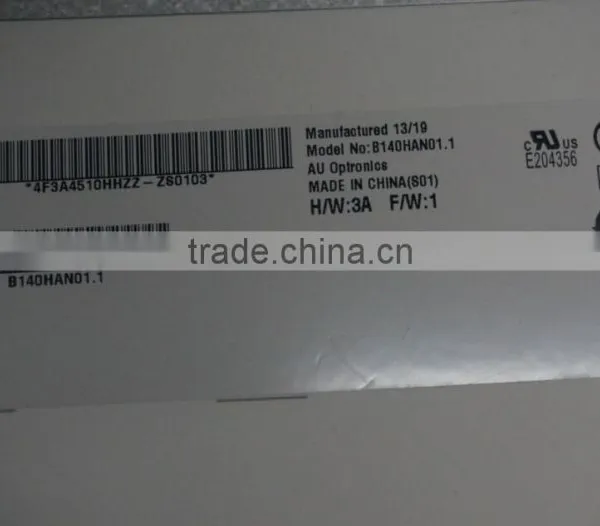New 14" Original Brand LCD Screen LED Display Panel B140HAN01.1 (Factory Wholesale) photo-3