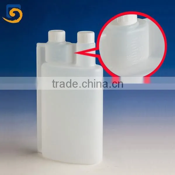 Free Sample!!!twin Neck Double Neck Plastic Dosing Bottle 100ml 500ml 1000ml photo-3