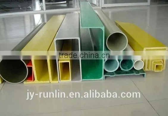 ISO9001 Cerfitication Fiberglass Frp Composite I Profiles, H Beams