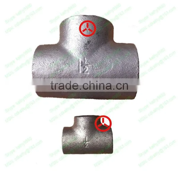 Galvanized Cap 300 Malleable Cast Iron Pipe Fittings photo-5