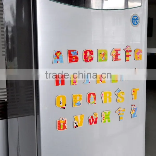 China Trade Assurance EN71 and ASTM Test 26 Pcs Alphabet Cognition Magnet Toys Wooden Magnetic Sticks Toys photo-5