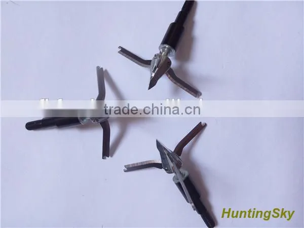 Archery Broadheads 3 Rotary Blade Hunting Shooting Archery Bow Arrow Tips For Crossbow Compound Arrow photo-6