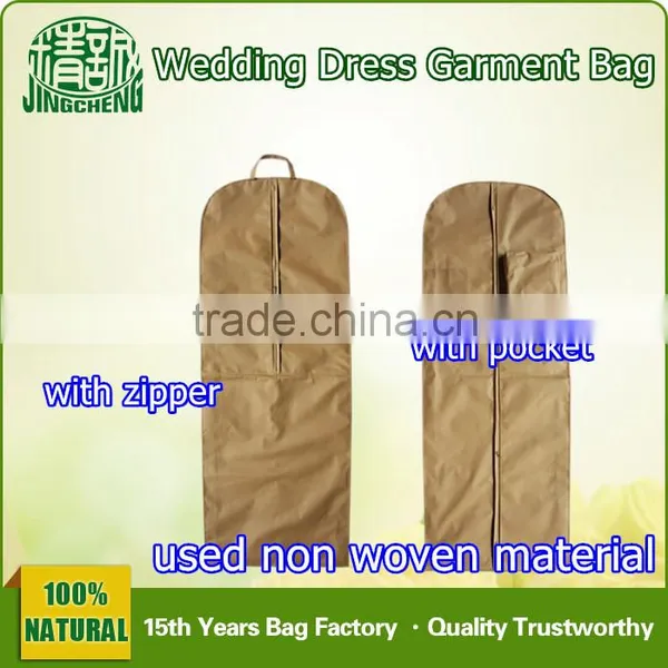 Zipper Wedding Garment Bag Cover / Suit Garment Bag Cover Foldable photo-4