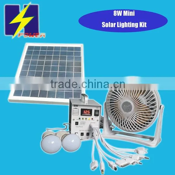 8w Led Mini Solar Light Kits for Africa photo-5