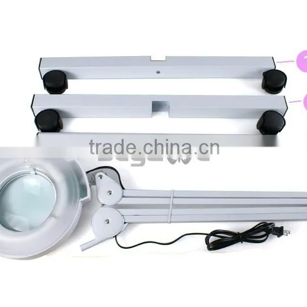 5X Magnifying Lamp Rolling Floor Stand Adjustablemini Facial Steamer With Ozone Quality Choice photo-4