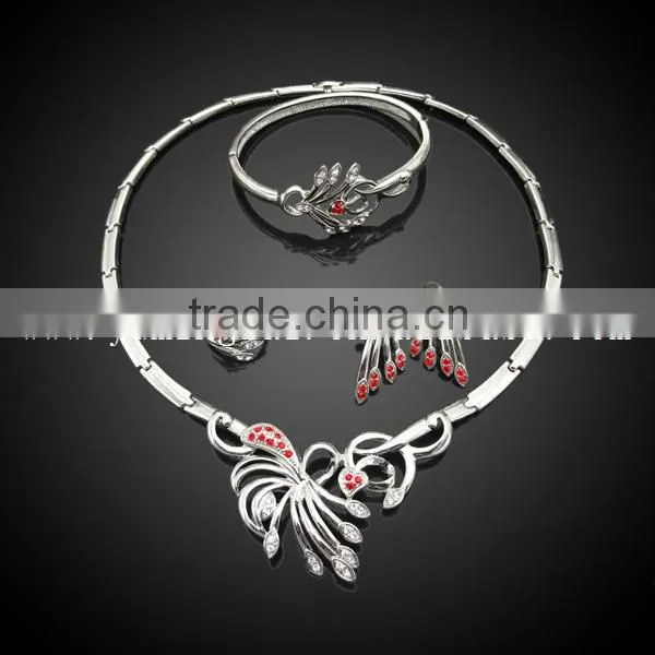 Indian Cubic Zirconia Jewelry Set Costume Jewelry Set