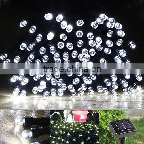 111 Fullbell 22.97ft 50 LED Light Sting 8 Flash Modes Led Garden Solar Light photo-6