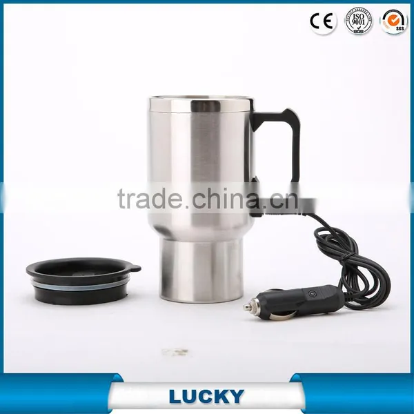 Coffee Pot ,auto Heated ,electric,automobile,vacuum,insulated,stainless Steel,double Wallet