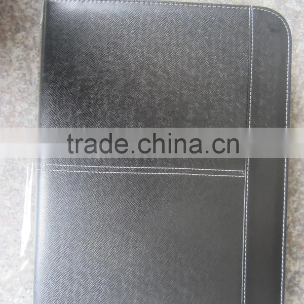 High Quality Office A4 Size Leather PU File Folder photo-2