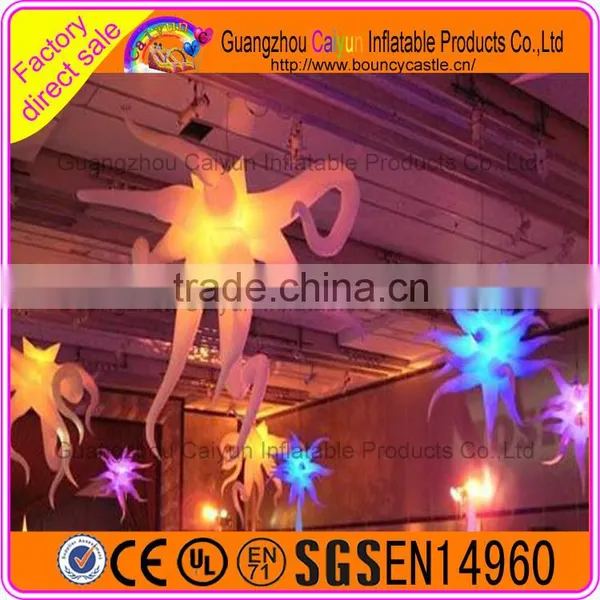 LED Inflatable White Lighting Star/party Decoration Inflatable Cone With Led Light photo-3