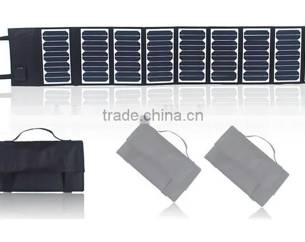 High Efficient Movable Flexible 60w Foldable Solar Charger for the Mobile Phone Laptop Other Electrical Equipments