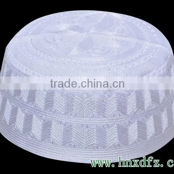 China Wholesale Embroidery Muslim Cap photo-4