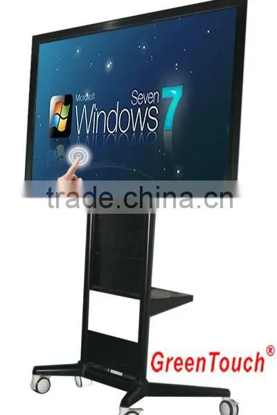 60 Inch All In One LCD Kiosk IR Touch Advertising Player Monitor