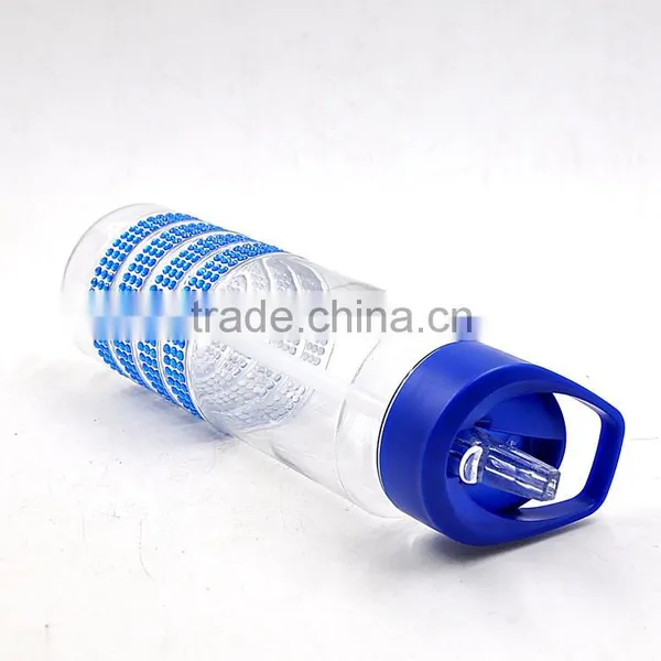 600ML 800ML Custom Brand Plastic Drink Bottle With Straw photo-6