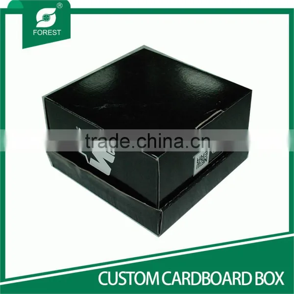 HIGH QUALITY BLACK SHOE PACKING BOX FOLDING CARDBOARD BOXES photo-4