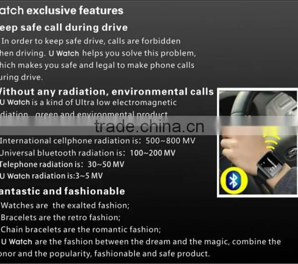 2013 Newest High Quality Smart Watch Bluetooth U Watch photo-4