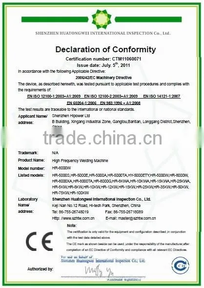 Pure Hydraulic Automatic High Frequency Welding Machine for PVC Shoe-pad Welding photo-2