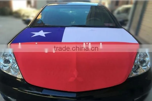 Polyester Car Cover,Chile Car Bonnet Cover,flag Cover for Cars photo-3