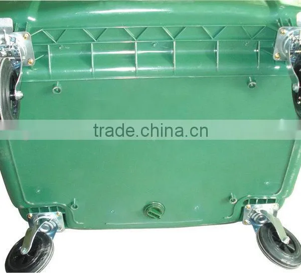 Industrial Large Hdpe 1100l Wheelie Bin With Wheels photo-6