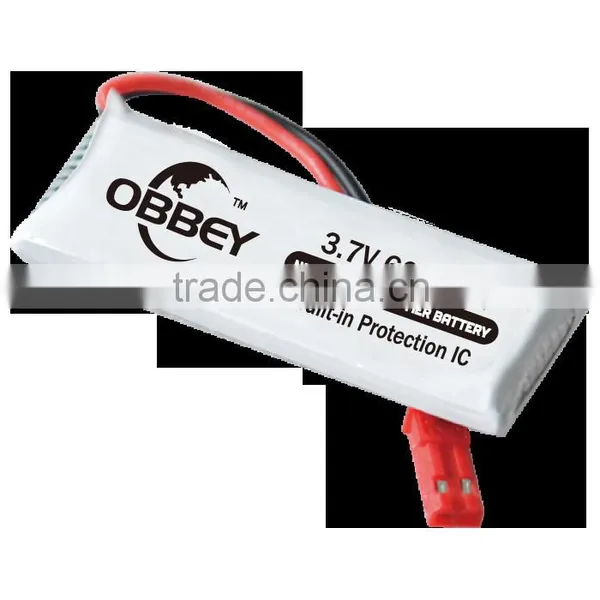 Wholesale 600 Mah Lithium Polymer Battery 3.7v for RC Hobby photo-2