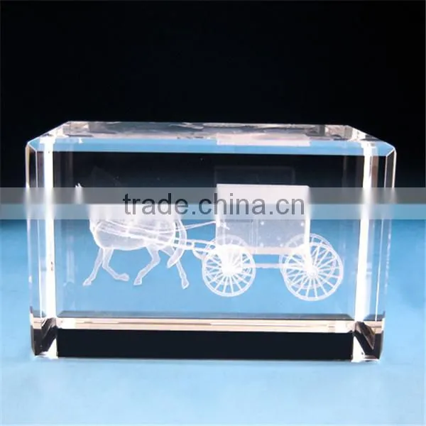 wholesale K9 top quality 3d crystal cubes