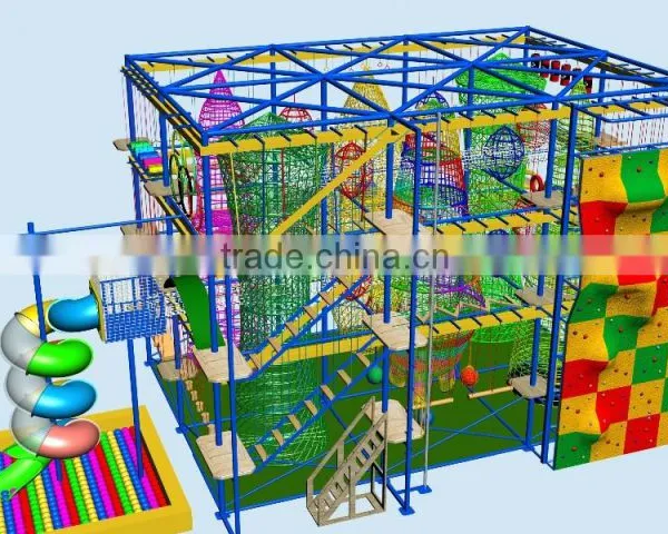 2016 New Outdoor Playground Equipment High Ropes Course Adventure Quality Choice photo-2