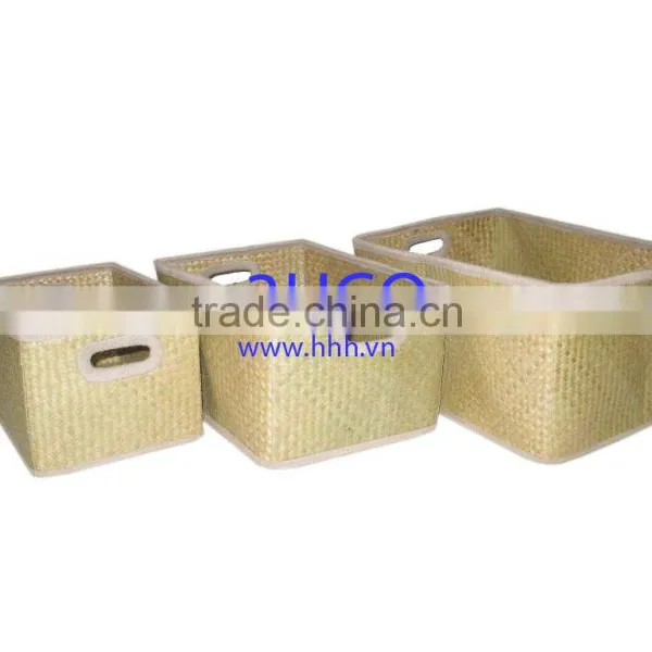 2015 New Product Palm Leaf Basket For Home Decoration And Furniture