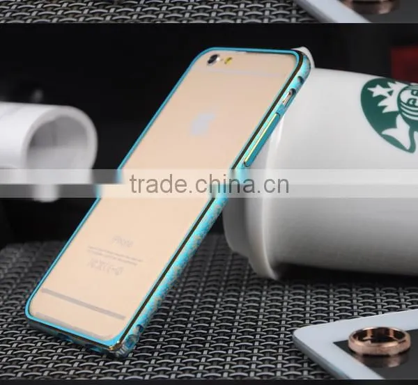 New Arrival Flower Metal Phone Case for Iphone 6 From China photo-2