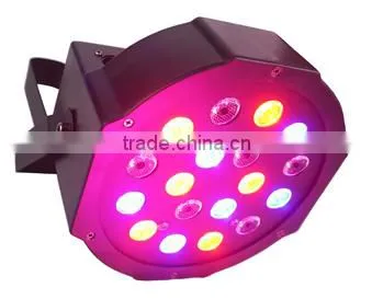 New Pro 18pcs 1W LED Flat Par Light RGBW 4in1 for Decration or Wedding photo-4