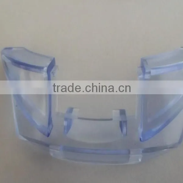 2016 Plastic Injection Molded Design Blue Transparent Plastic Parts photo-3