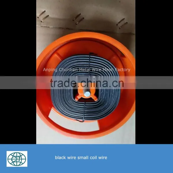1.2mm Galvanized or Black Wire in Small Coil Wire for Binding photo-4