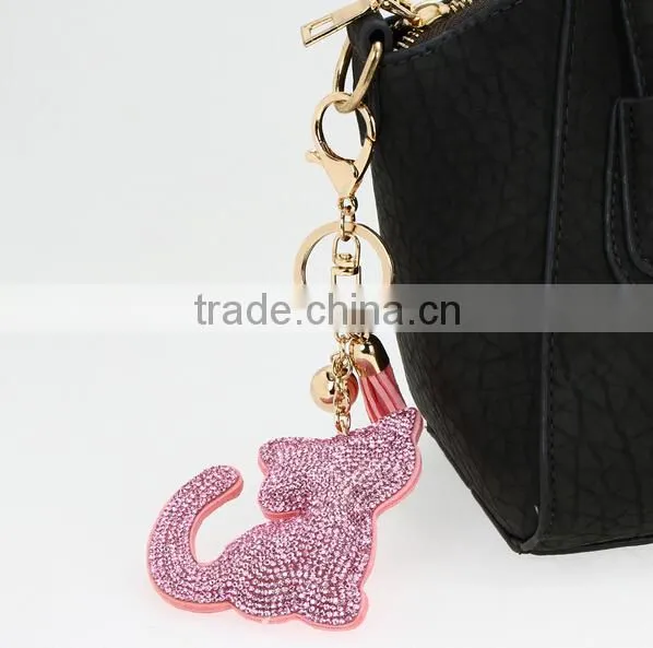 Wholesale Animal Tassel Keychains Car Keychain Bag Leather Keychain photo-6