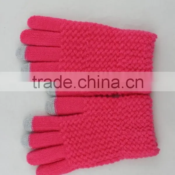 Men Christmas Gift Snowman Knit Touch Glove photo-3