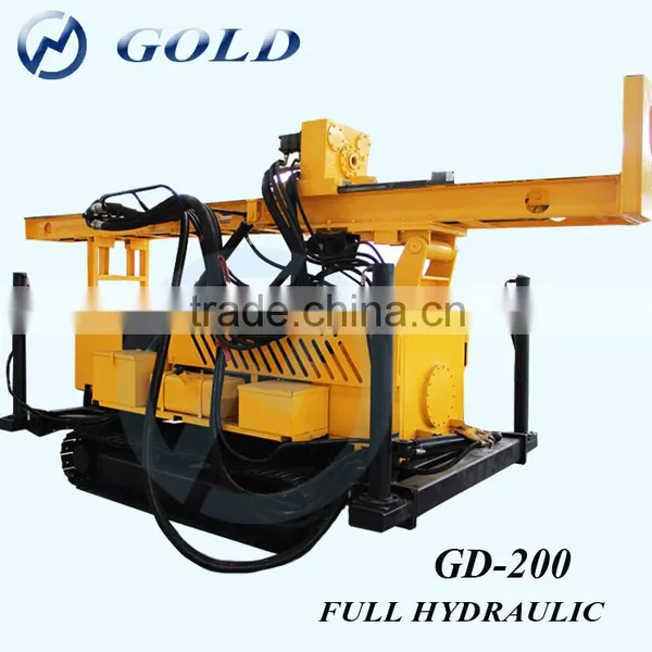 Hot!! Multipurpose 200M Rig, Full Hydraulic Rock Drill For Sale photo-3